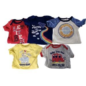 Lot Of 5 Lyrics Lennon & McCartney Baby Bodysuits 6-9m Beatles Lyrics